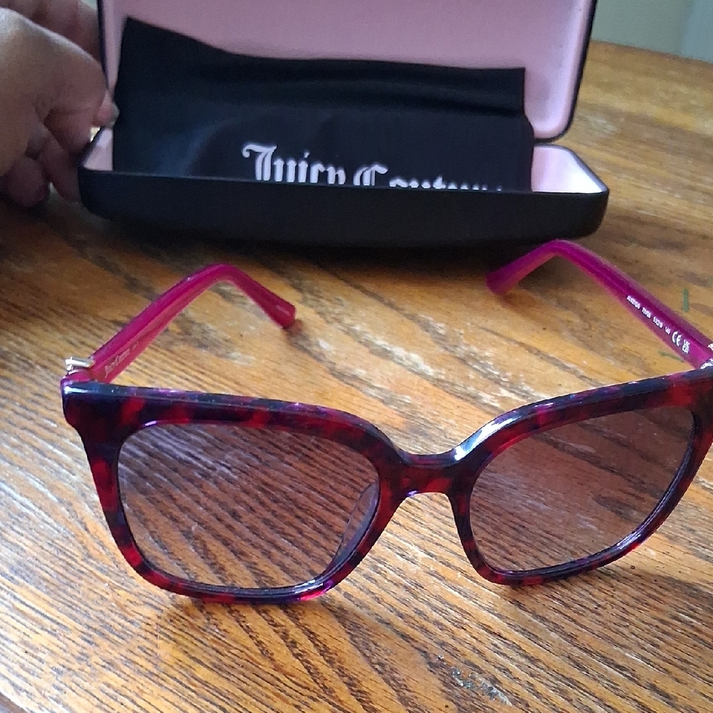 Juicy Couture Red and Pink Sunglasses